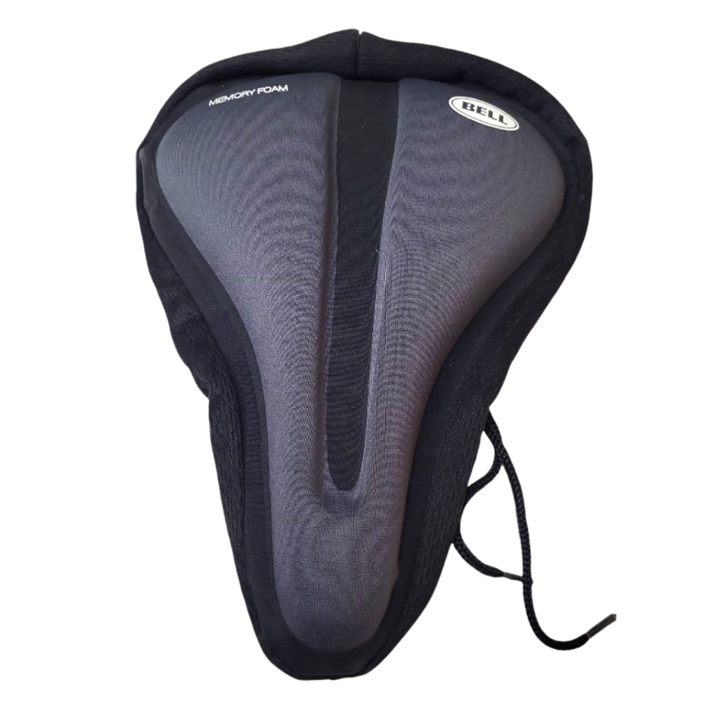NWOT Bell Sports 71096 Memory Foam Seat Cover grey black